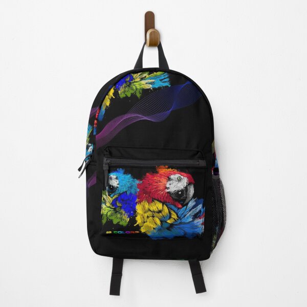 Item preview, Macaw in abstract neon colors designed and sold by Bcolors.
