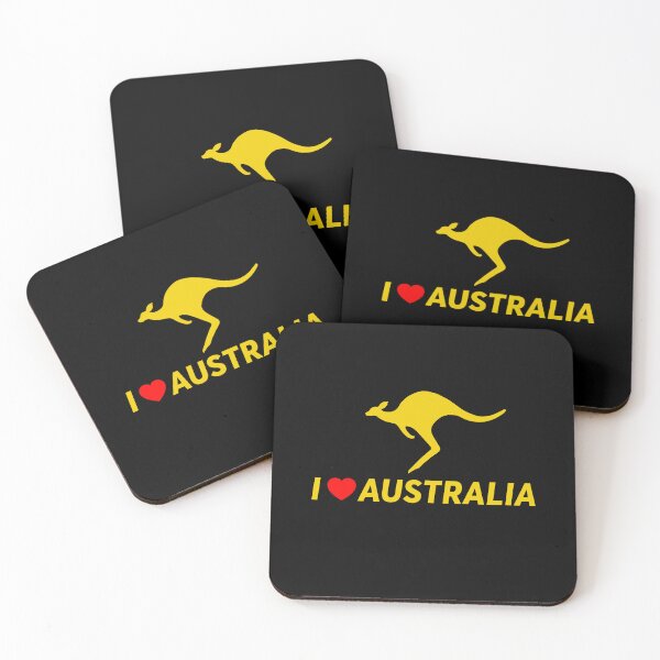 Item preview, I Love Australia Aussie Travel Wallaby  designed and sold by Jeezzas.