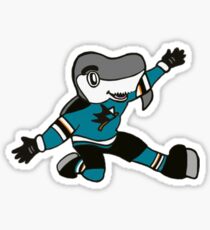 San Jose Sharkie Sticker