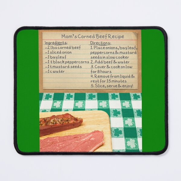 Item preview, Slow Cooker Corned Beef Recipe (For Easy Saint Patrick's Day Reference) designed and sold by DastardLee.