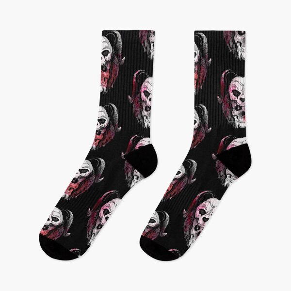Item preview, native animal hunter - classic red Panda design - gothic traditional Skull designed and sold by BlackSheepEllis.