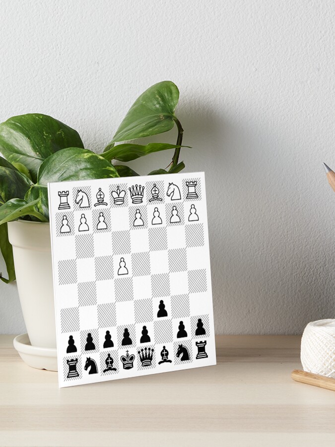 Caro-kann Defense Chess Opening Print Chess Poster Chess 