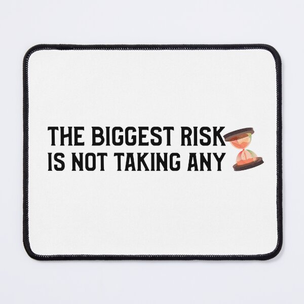 Item preview, THE BIGGEST RISK IS NOT TAKING ANY. STICKER designed and sold by SuccessfulVibes.