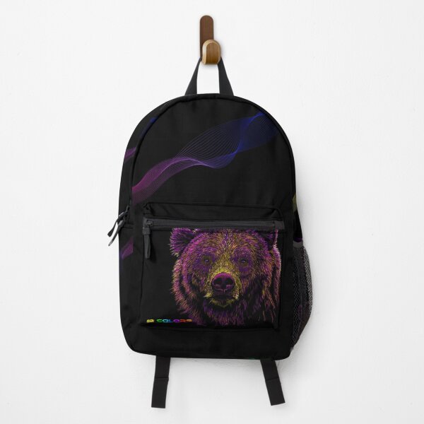 Item preview, Colorful abstract neon bear designed and sold by Bcolors.