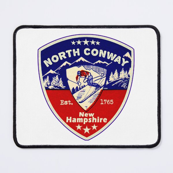Item preview, North Conway New Hampshire Skiing Ski Mountains Skier NH designed and sold by DESTINATIONS DECAL.
