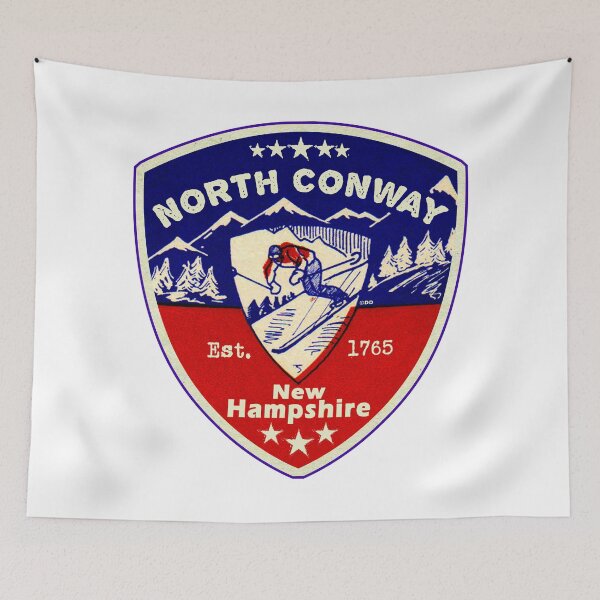 Item preview, North Conway New Hampshire Skiing Ski Mountains Skier NH designed and sold by DESTINATIONS DECAL.
