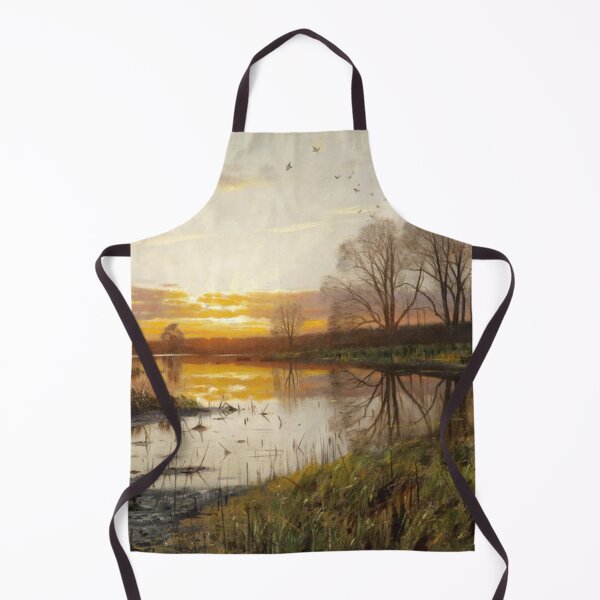 Item preview, Tranquil Reflections: Serene Sunlit Scene with Water and Birds designed and sold by SweetMySpot.