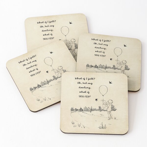 Item preview, Pooh and Christopher Robin - What if I fall designed and sold by SouthernSassArt.