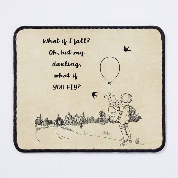 Item preview, Pooh and Christopher Robin - What if I fall designed and sold by SouthernSassArt.