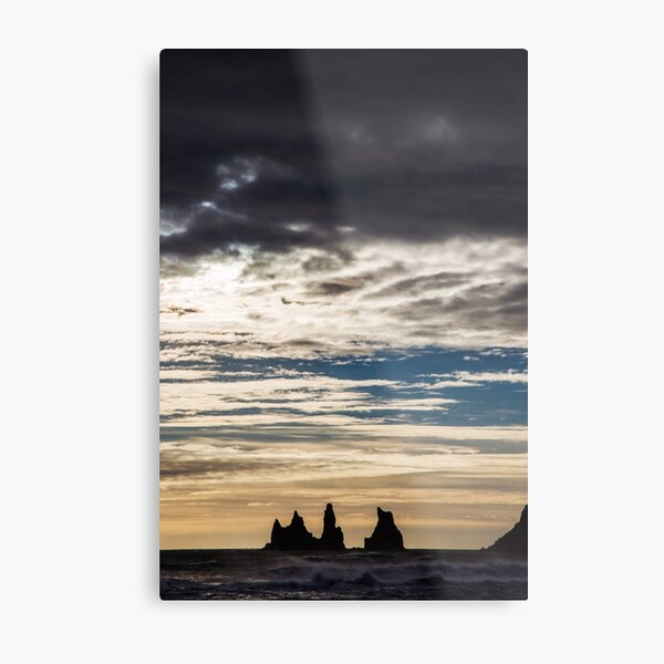 Reynisdrangar, Vík í Mýrdal, Iceland Metal Print