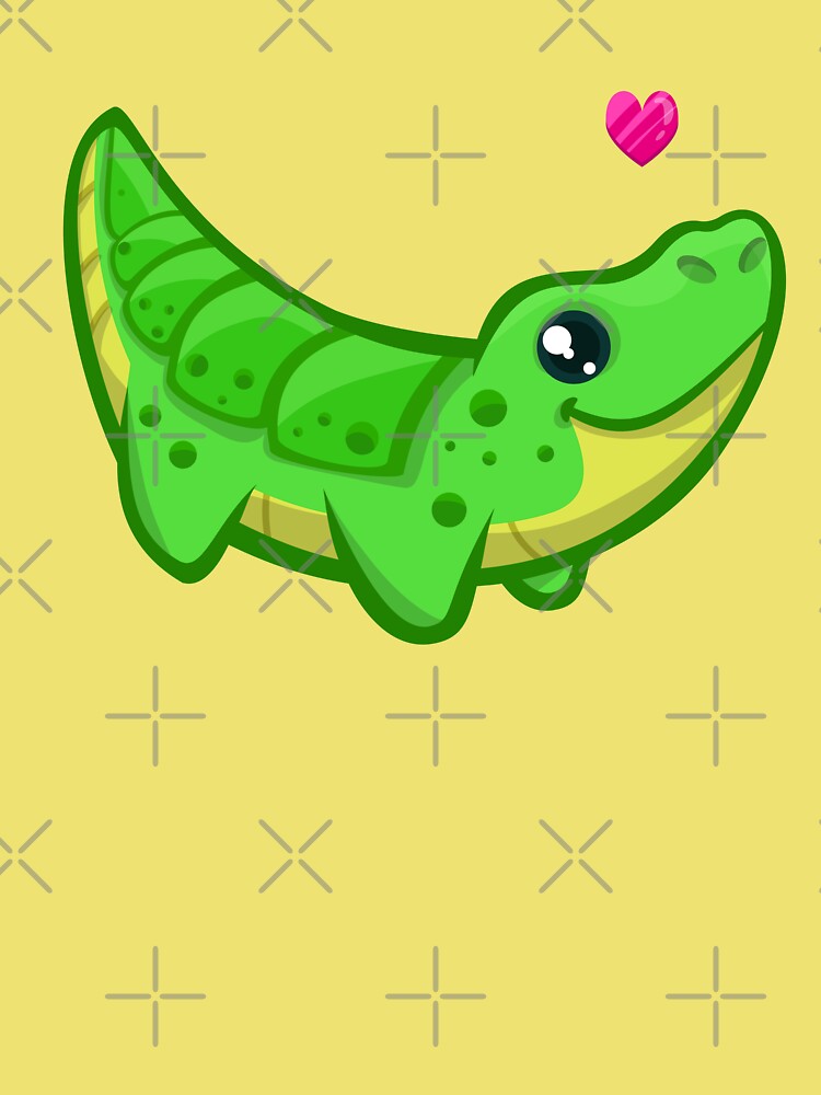 Carnet Cute crocodile love kawaii cartoon kids