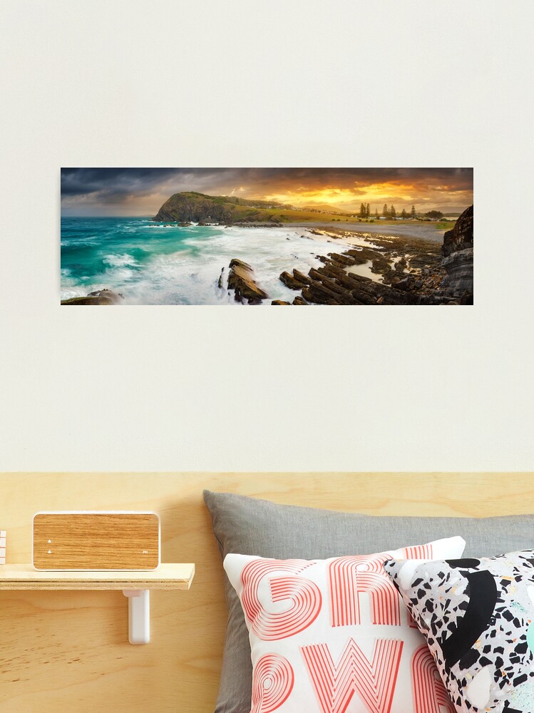Thumbnail 2 of 3, Photographic Print, Crescent Head Sunset, New South Wales, Australia designed and sold by Chockstone.