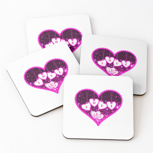 Item preview, Glitz/Glamour “LOVE” (Pink) designed and sold by PawsitiveMum.