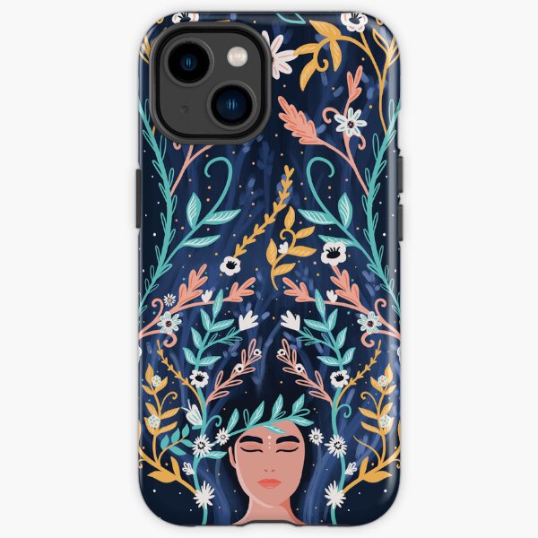 Floral Spiritual Woman Botanical Floral Forest iPhone Tough Case