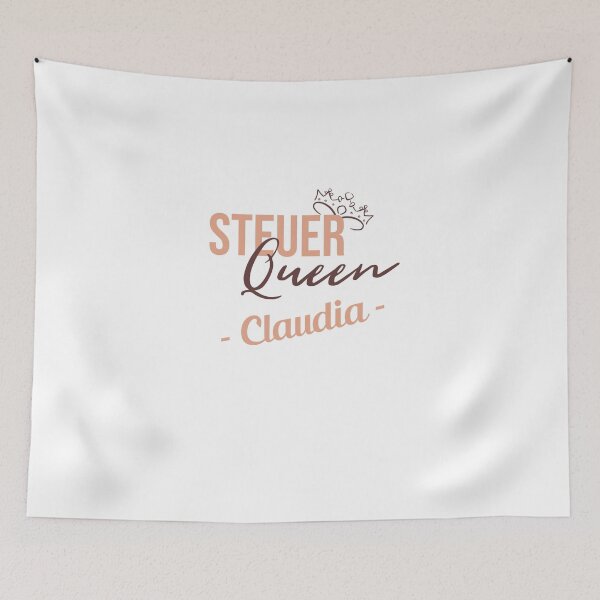Item preview, Tax Queen Claudia first name Mrs designed and sold by JanooFactory.