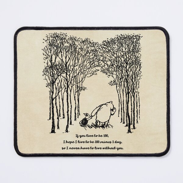 Item preview, If You Live to be 100 - Pooh and Piglet designed and sold by SouthernSassArt.