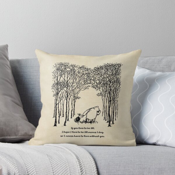 Item preview, If You Live to be 100 - Pooh and Piglet designed and sold by SouthernSassArt.