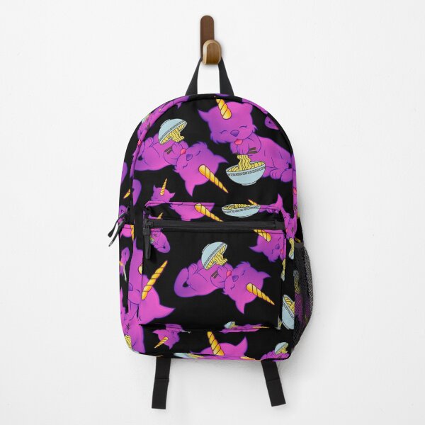Item preview, CUTE PURPLE CAT UNICORN EATING RAMEN - Funny Cat Pictures with Funny Unicorn designed and sold by FunnyCatsFam.
