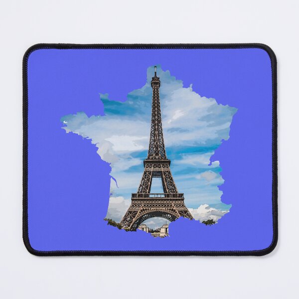 Item preview, Paris Eiffel Tower - France Map designed and sold by LordAudes.