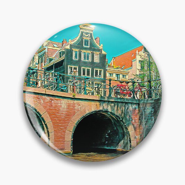Item preview, Amsterdam Cityscape Picture Art designed and sold by KivancYucel.