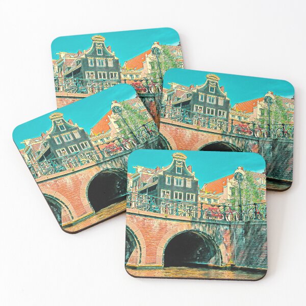 Item preview, Amsterdam Cityscape Picture Art designed and sold by KivancYucel.