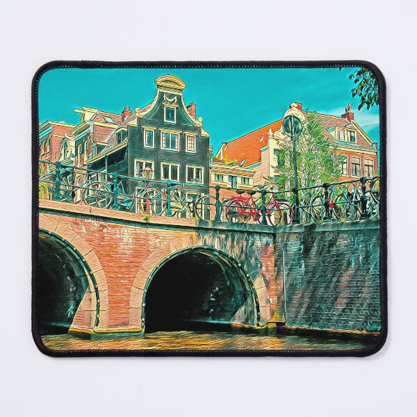 Item preview, Amsterdam Cityscape Picture Art designed and sold by KivancYucel.