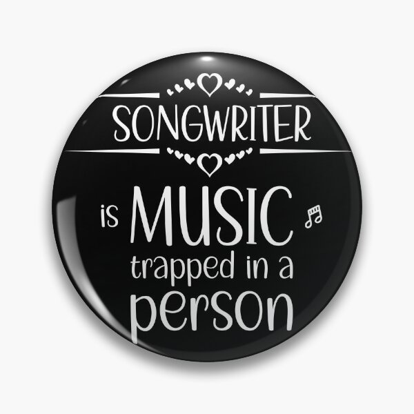 Item preview, Funny songwriter is music trapped in a person designed and sold by DeliriousSteve.