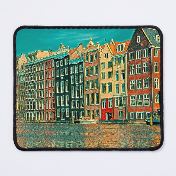Item preview, Amsterdam Cityscape Picture Art designed and sold by KivancYucel.
