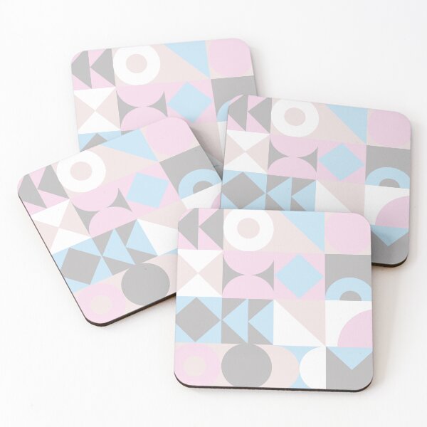 Item preview, Pretty Pastel Colors Neo Geo Pattern designed and sold by Krysanthe.