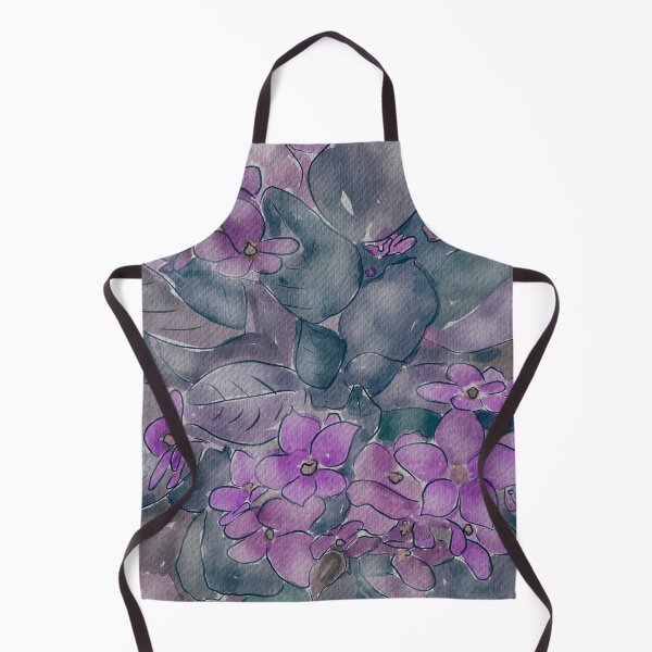 Item preview, African Violets Digital Watercolor Painting designed and sold by MarcyBrennanArt.
