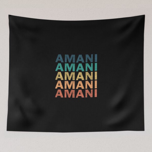 Item preview, Amani Name T Shirt - Amani Vintage Retro Name Gift Item Tee designed and sold by sallyanney.