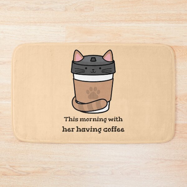 Item preview, This morning with her having coffee - Adograble Coffee designed and sold by Adograble.