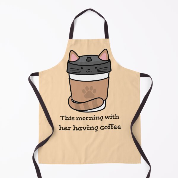 Item preview, This morning with her having coffee - Adograble Coffee designed and sold by Adograble.