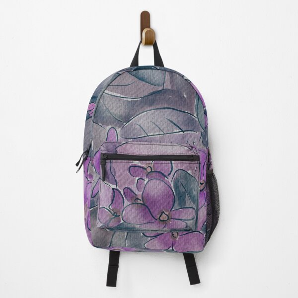 Item preview, African Violets Digital Watercolor Painting designed and sold by MarcyBrennanArt.