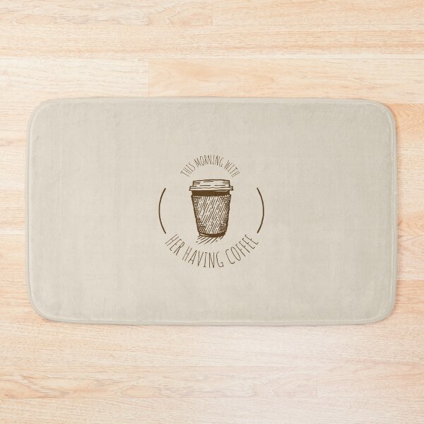 Item preview, This morning with her having coffee - Adograble Coffee designed and sold by Adograble.