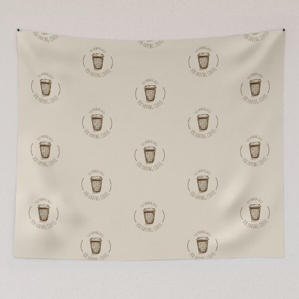 Item preview, This morning with her having coffee - Adograble Coffee designed and sold by Adograble.