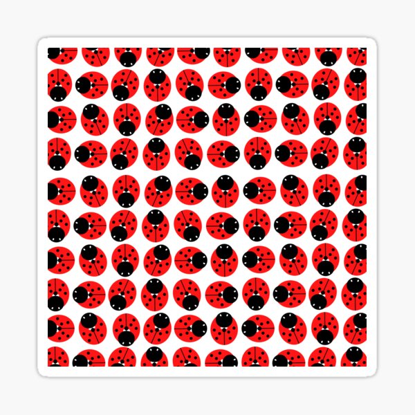 Item preview, Ladybug Pattern | Red, Black, and White designed and sold by WordsToArt.