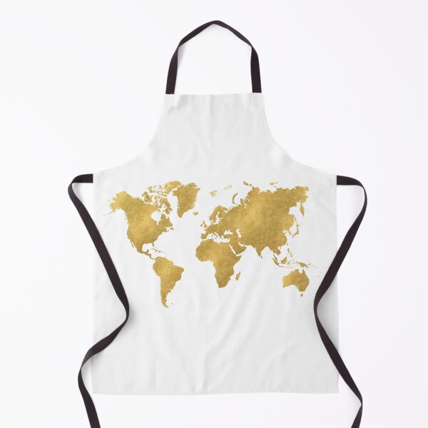 Item preview, Gold World Map | Elegant World Map | Stylish World Maps | Vintage Maps designed and sold by NORDIKART.