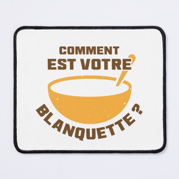 Item preview, Comment est votre blanquette?, vector soupe llustration designed and sold by Drago Art.