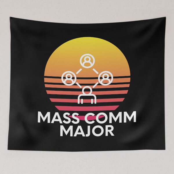 Item preview, Mass Communication Comm Major Colorful Sunset College Student Graphic designed and sold by EllConApparel.