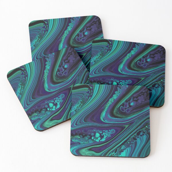 Item preview, Teal Blue Abstract Geode designed and sold by SparkyMae.