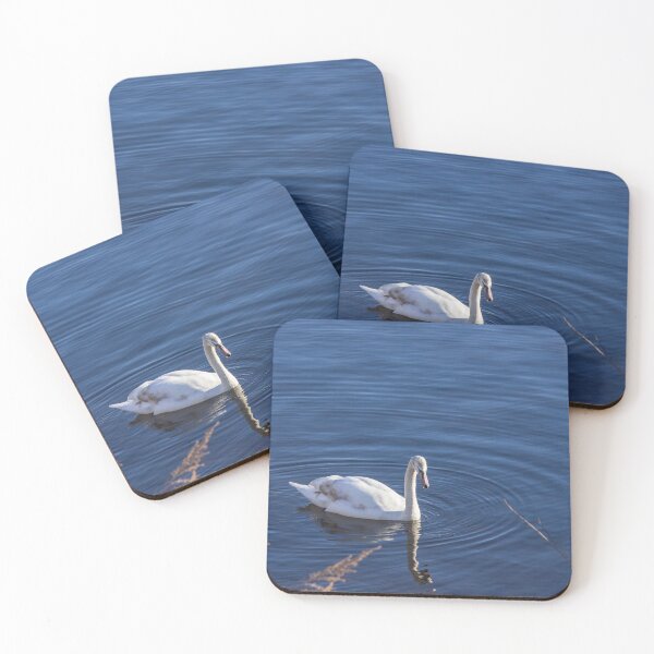 Item preview, White swan on pond designed and sold by amzani.
