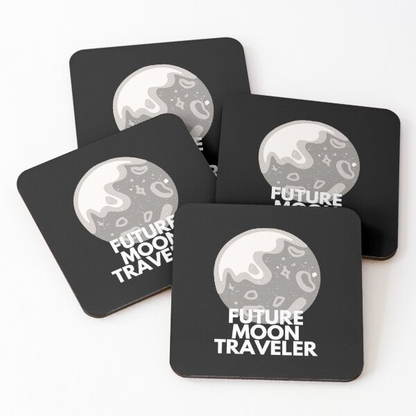 Item preview, Future Moon Traveler Space Exploration Telescope Humor designed and sold by EllConApparel.