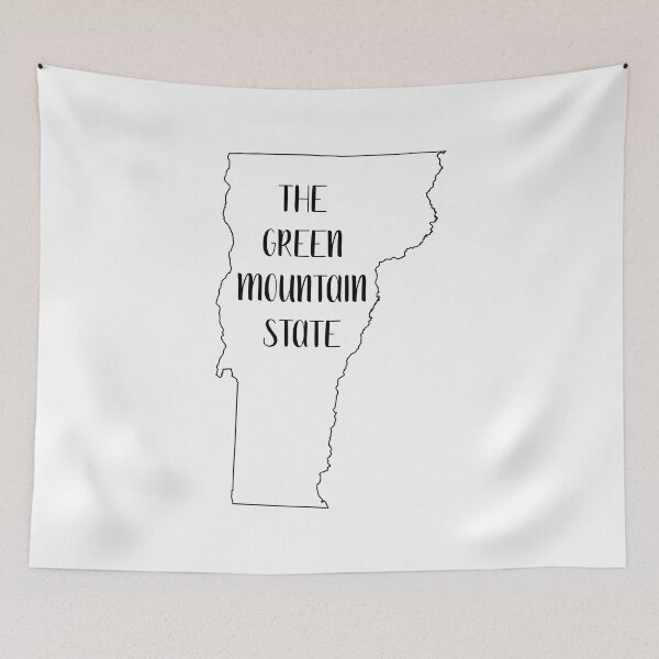 Item preview, Vermont State outline - The Green Mountain State designed and sold by J---store.