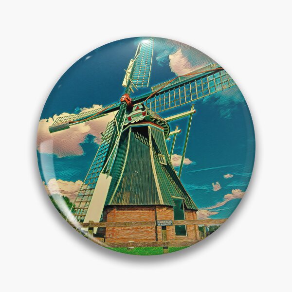 Item preview, Dutch Windmill, Netherlands Picture Art designed and sold by KivancYucel.