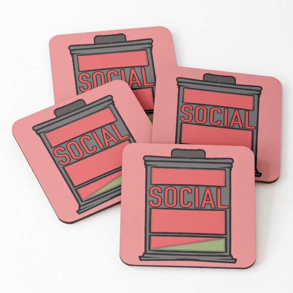 Item preview, Social Battery designed and sold by JeminiArts.