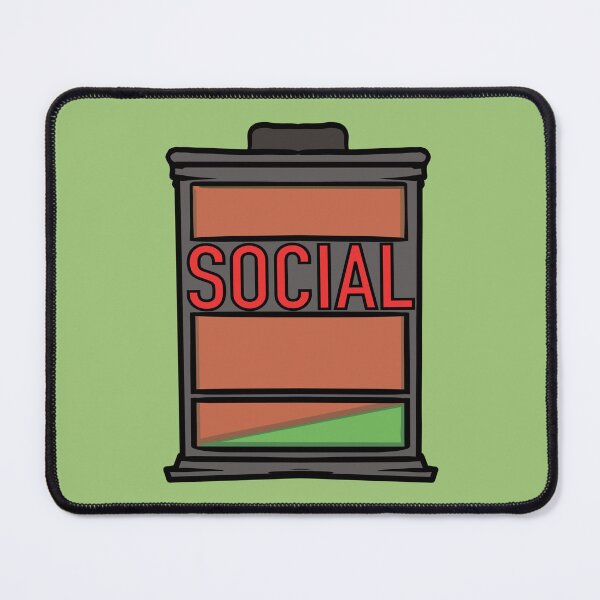 Item preview, Social Battery designed and sold by JeminiArts.