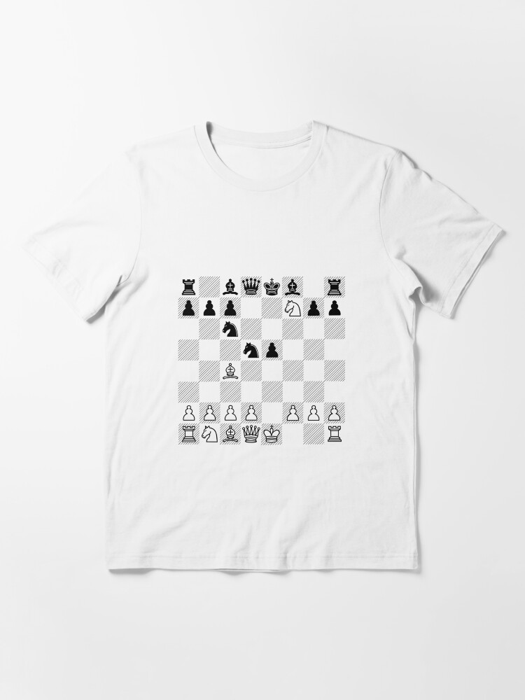 Fried Liver Attack and Carry On - Chess opening T-Shirt Essential T-Shirt  for Sale by edygun