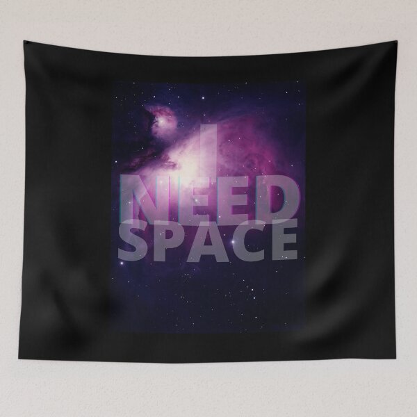 Item preview, I Need Space - Purple Galaxy 2 designed and sold by Quirkdom.