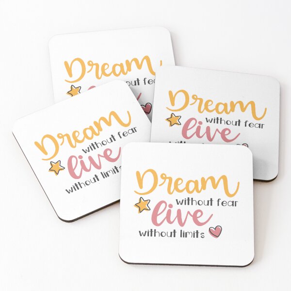 Item preview, Dream without fear. Live without limits designed and sold by Tia-Ako.